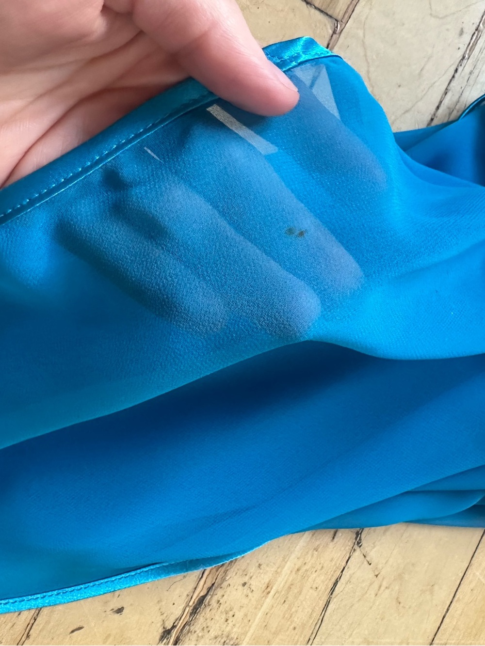 Wayne Clark Teal Blue Long Sleeve Maxi Dress - Picture 12 of 12